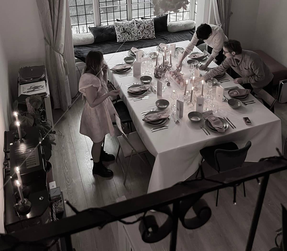 A beautifully plated dish at a Dream Dinner Club event