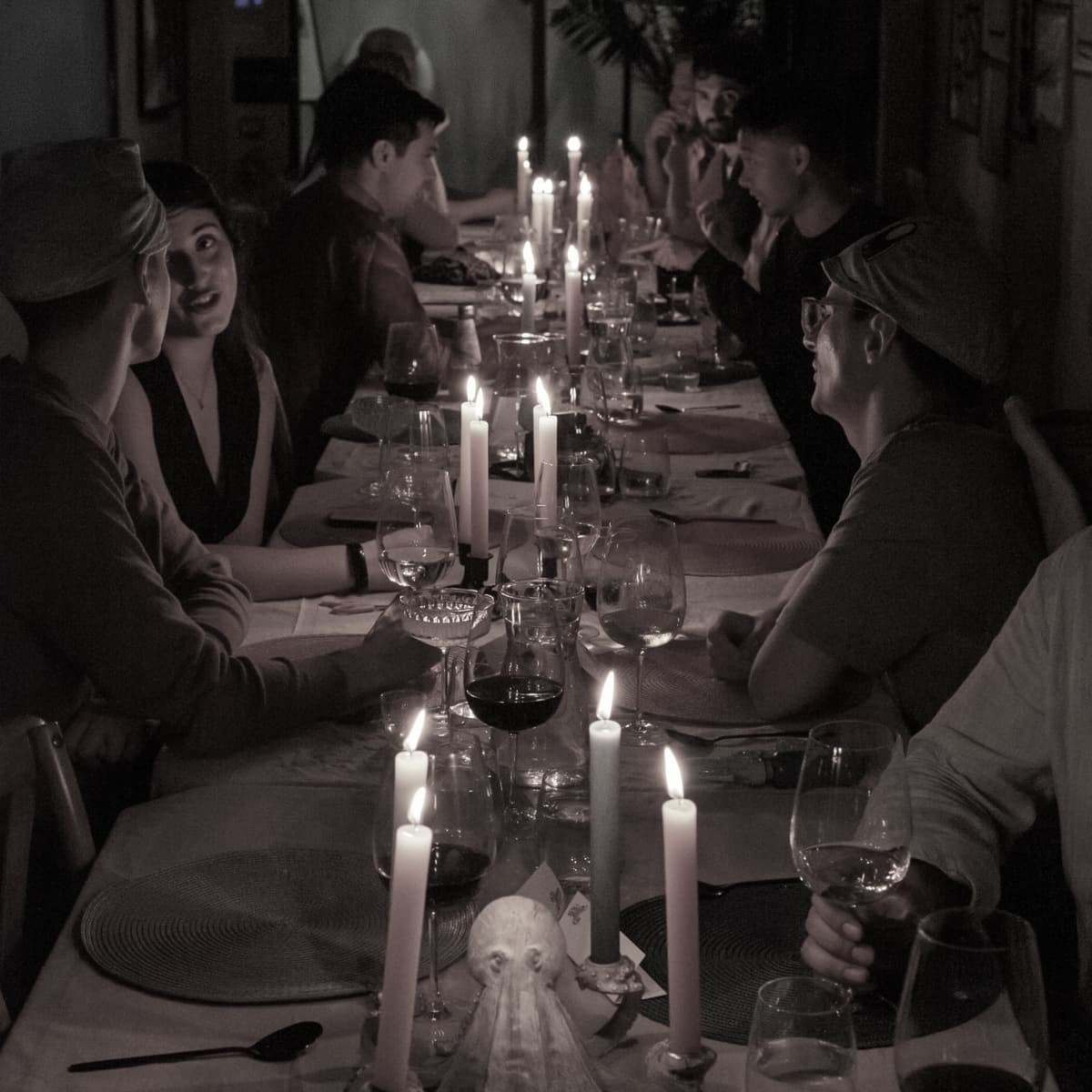 An elegantly decorated dinner table in a London venue